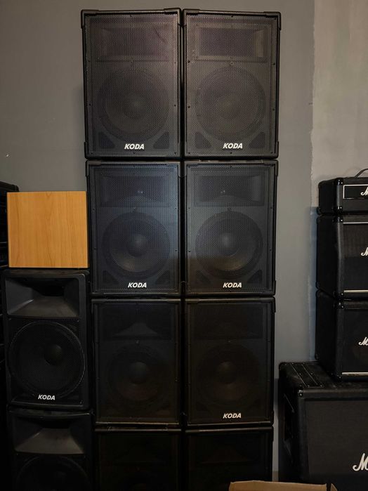 Тонколони Dynacord, Electrovoice, Koda