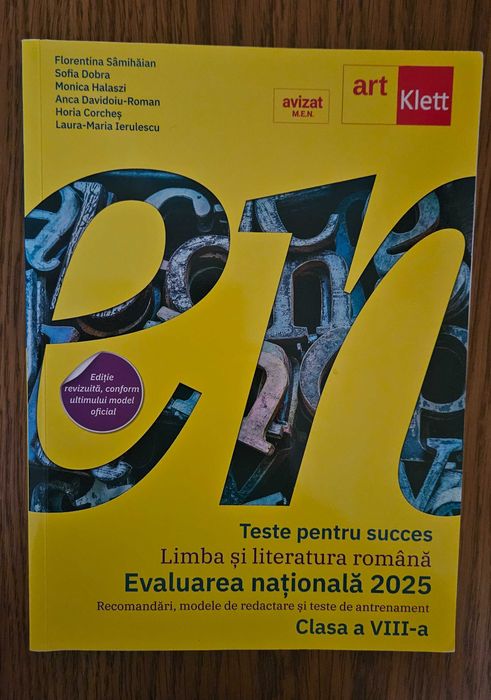 Teste pentru scucces Evaluarea Nationala clasa a VIII a Limba Romana