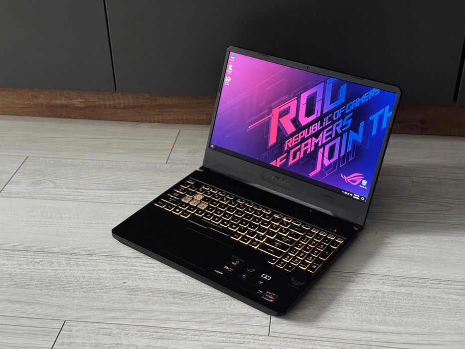 15.6 IPS 120hz /Ryzen 7 /GTX 1650 4GB/SSD /Asus TUF /RGB /MIL-STD-810G
