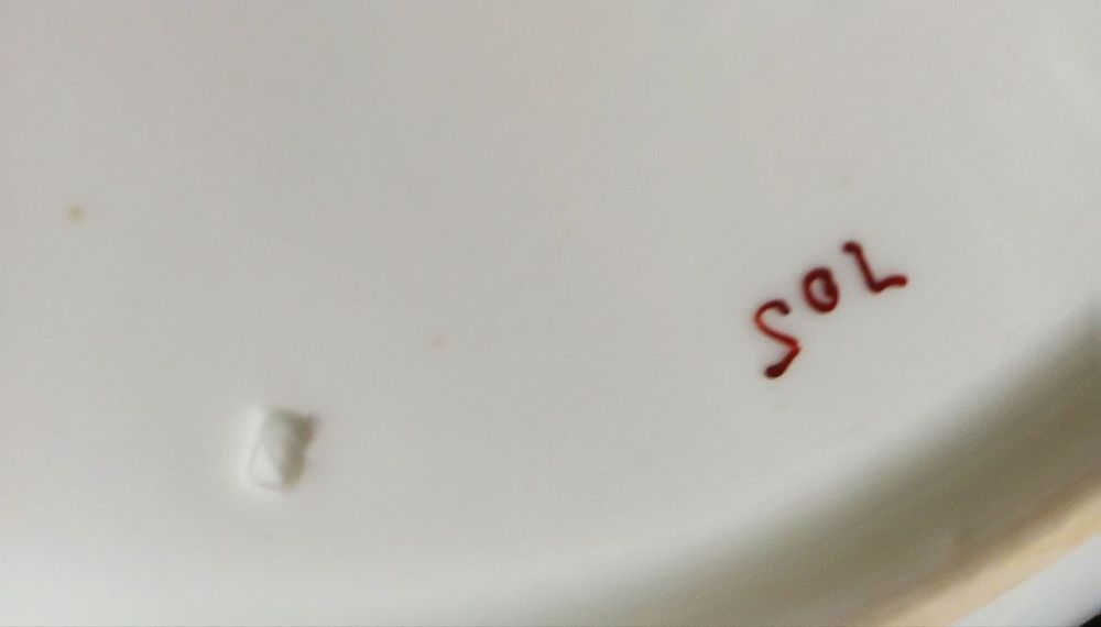 Антикварные блюда, фабрика Кузнецова