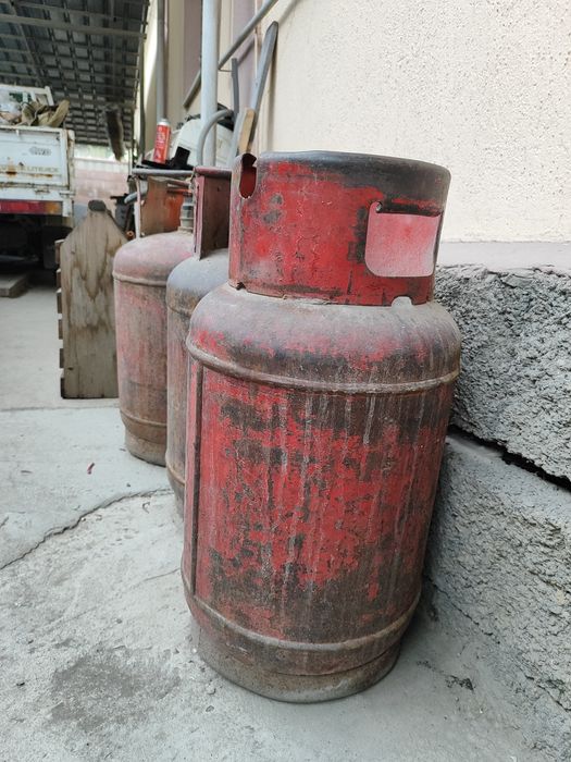 Газовый балон в хорошем состоянии