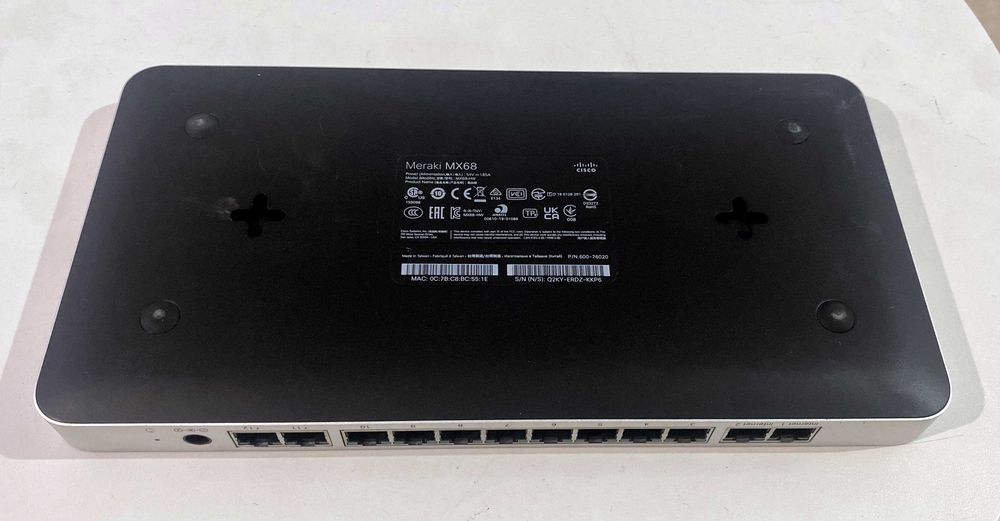 Межсетевой экран Cisco Meraki MX68