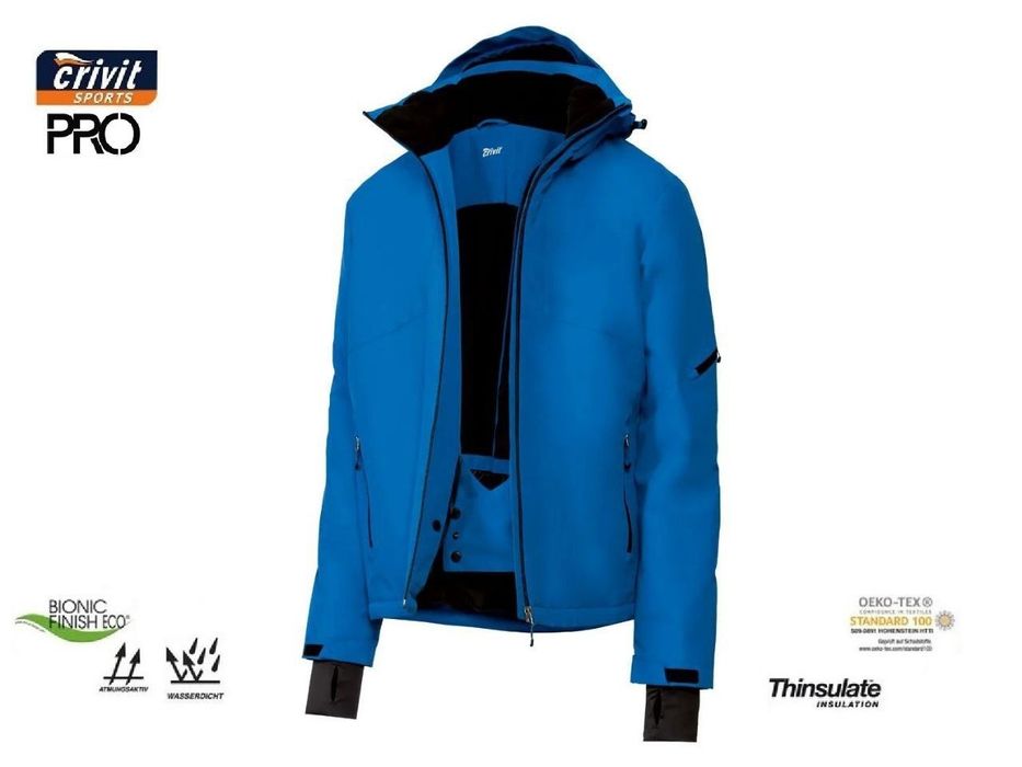 Crivit PRO (Германия) лыжная куртка мембранная стрейчевая
практичная
