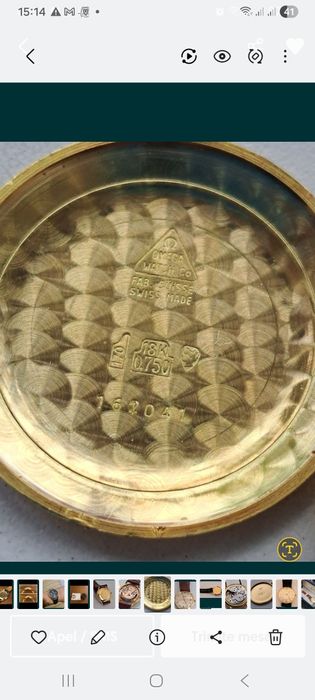 OMEGA  GENEVE  aur masiv 18 kt  automatic