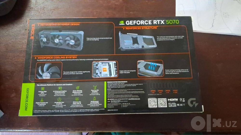rtx 5070 от gigabyte 12 gb