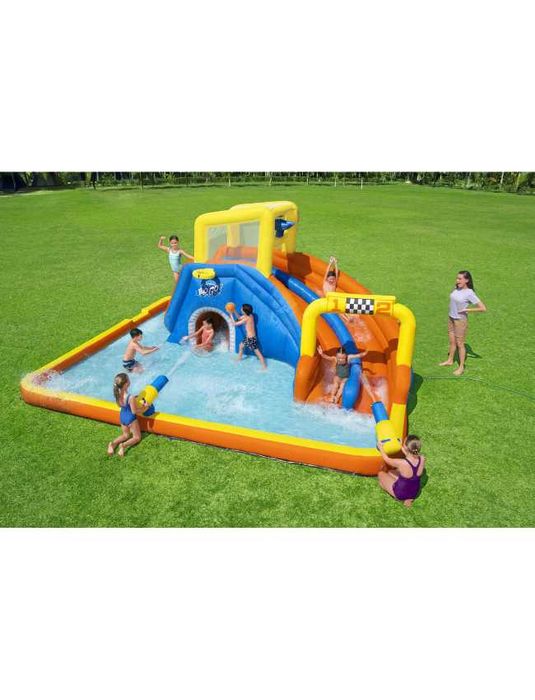 Голяма Водна Пързалка/Батут - 5м х 5м х 3м