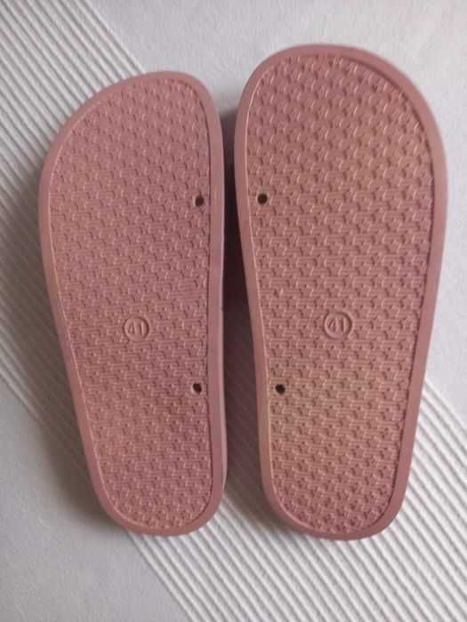 Șlapi noi roz dama + portofel nou cadou