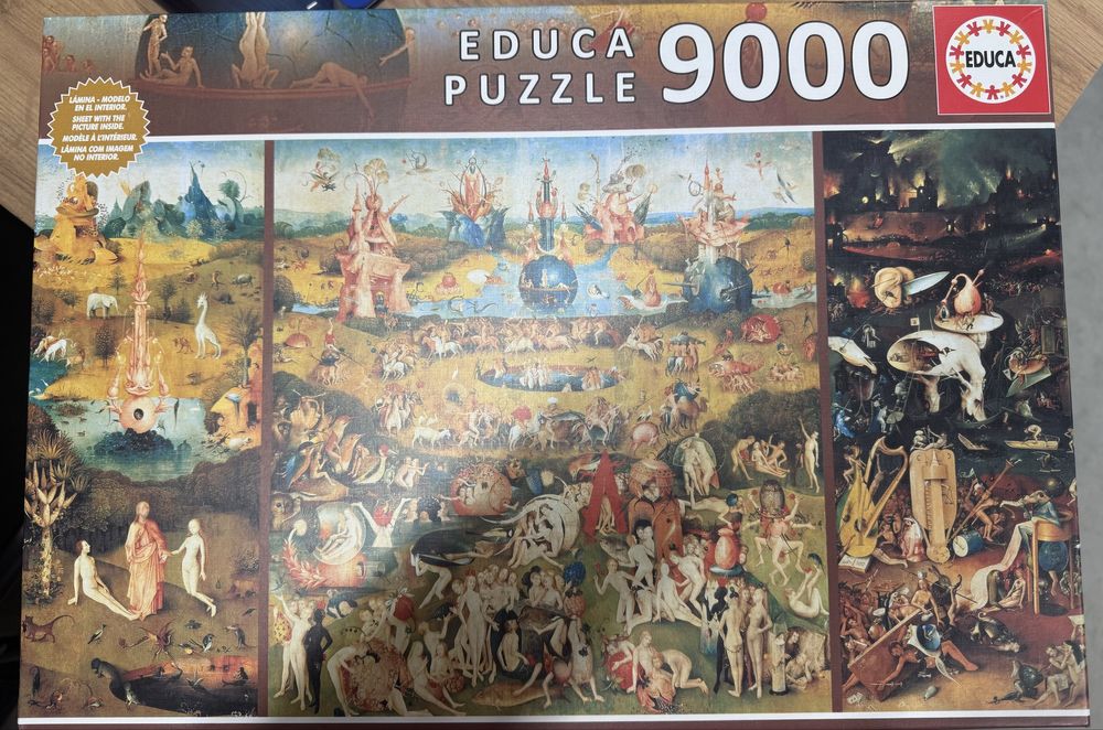 Пъзел   Йеронимус Бош - Градината на земните удоволствия