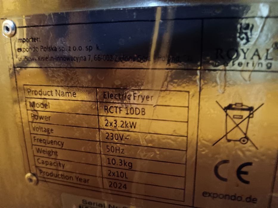 Friteuze 2x10l utilizata