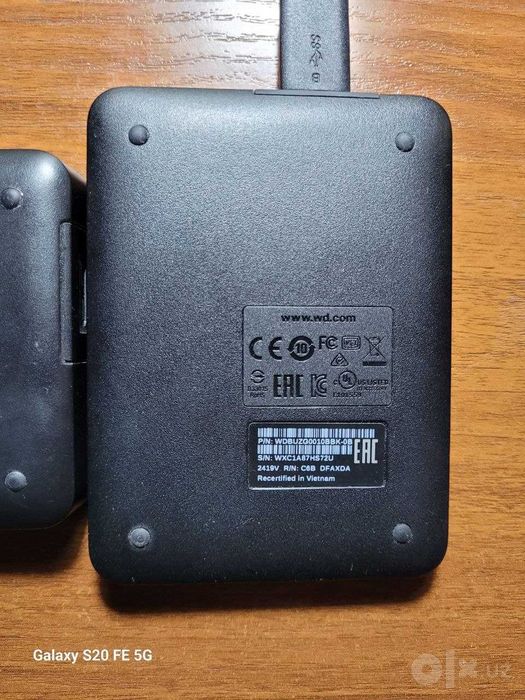 2 жестких диска WD 2 ТБ и 1 ТБ