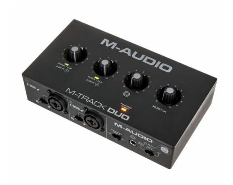 Новая звуковая карта M-Audio M-Track Duo