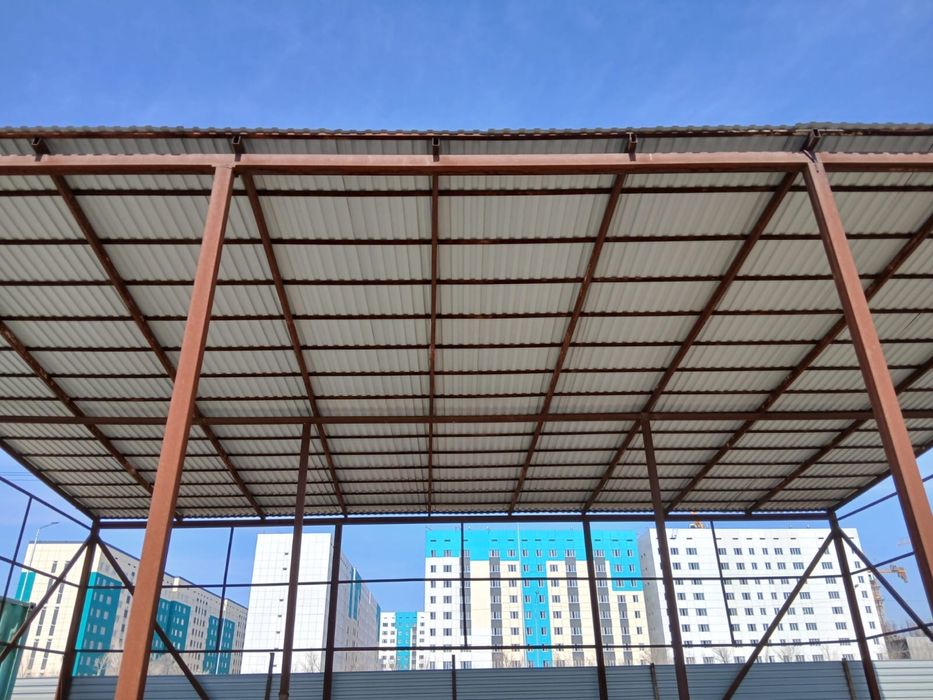 Навес маталический