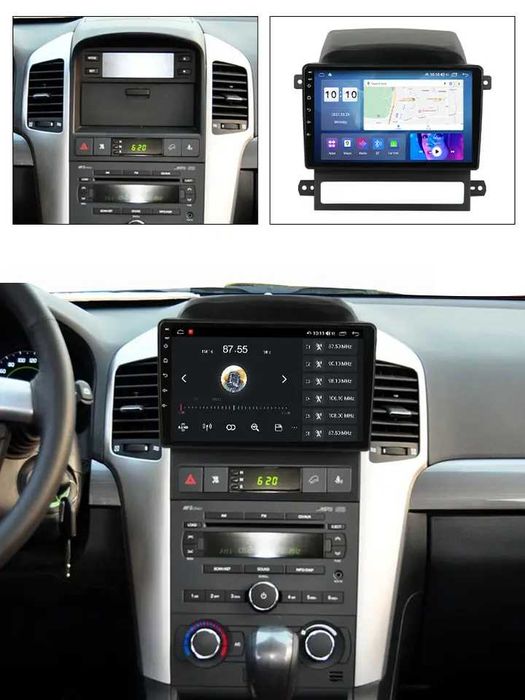 Navigatie Android 14 Chevrolet Captiva 2008-2012  Waze CarPlay CAMERA