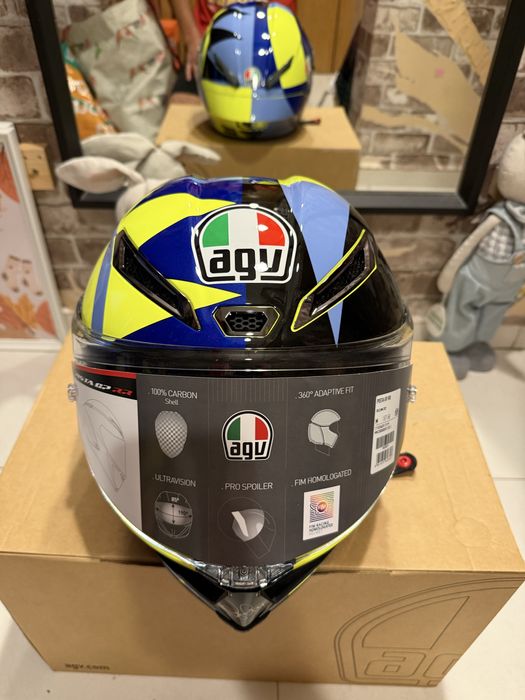 AGV Pista GP RR - Rossi Soleluna 2022 - M + Mir Americas - MS