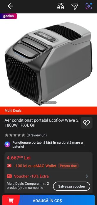 Ecoflow Wave 3 AC Ploiesti • OLX.ro