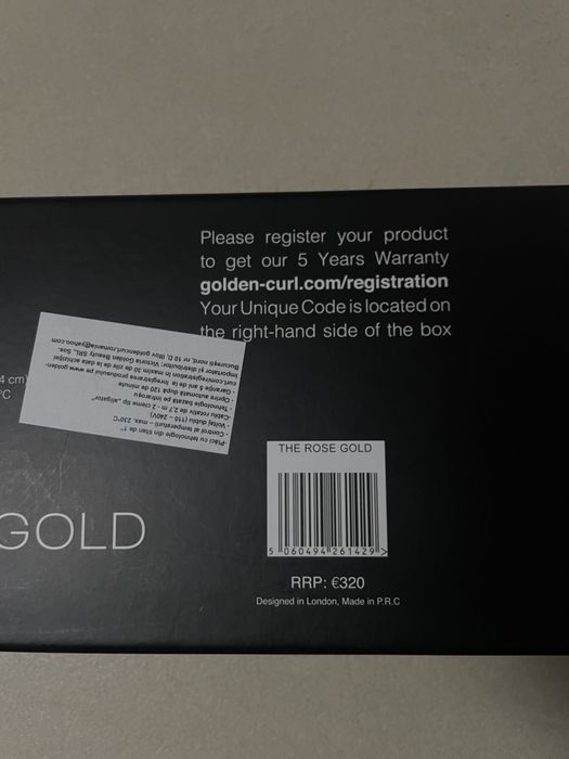 Placa din Titan Golden Curls