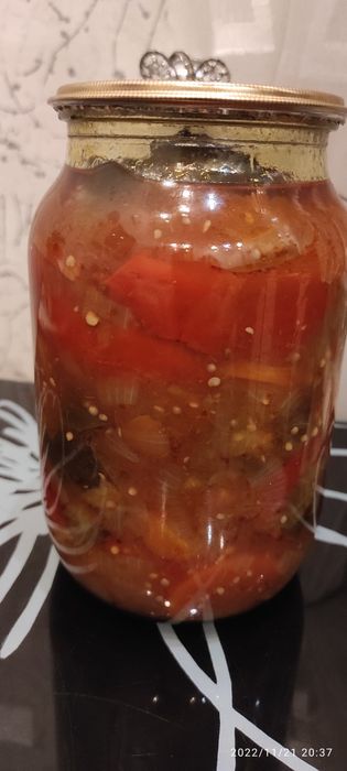 Салаты домашние консервированные