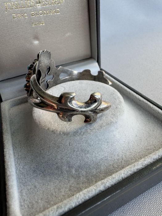 Bratara Navajo din argint si turcoaze