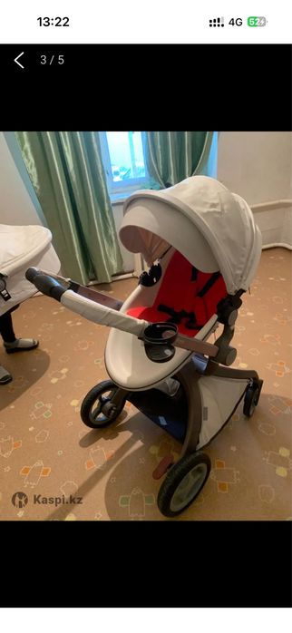 Коляска HotMome белая