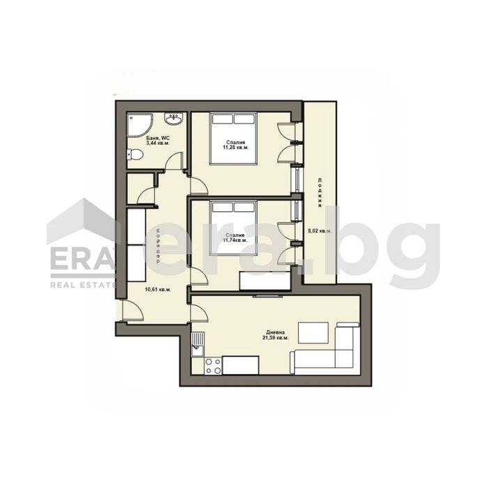 Панорамен тристаен апартамент кв."Владиславово"