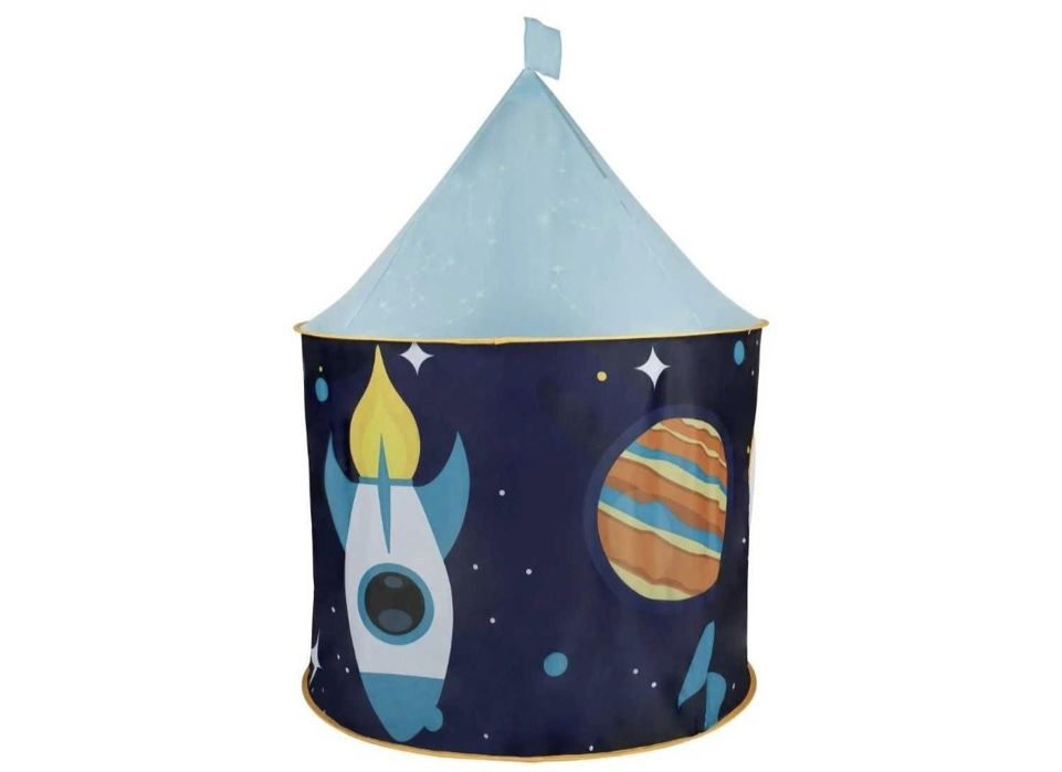 Детска палатка за игра с флуорисцентни елементи