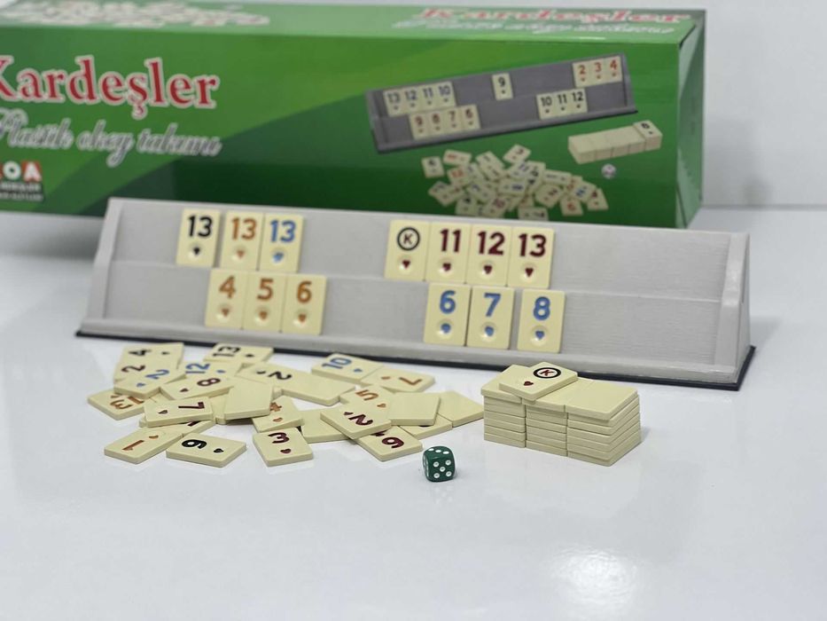 Пластмасов комплект за игра Руми / Okey, Rummy