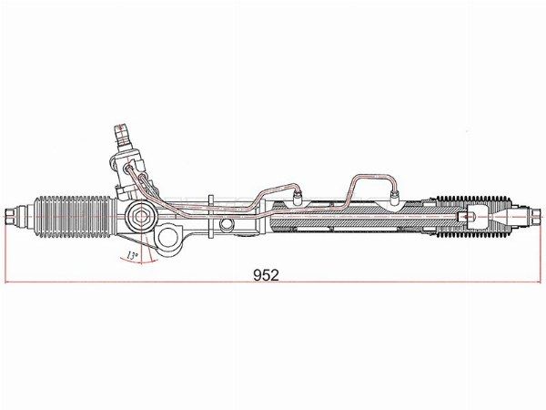 Рейка рулевая Toyota Land