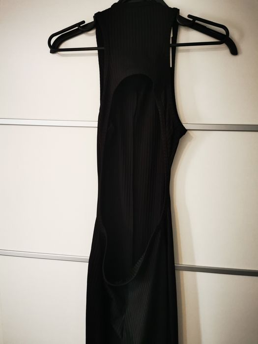 Salopetă neagra elegantă Bershka, M