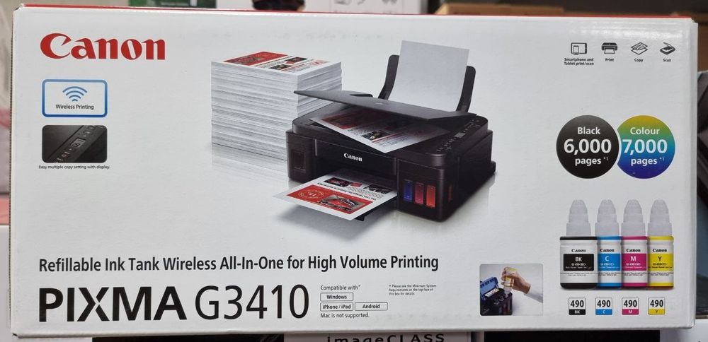Принтеры со склада Canon Pixma G3410
