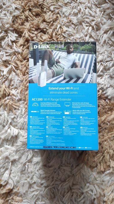 D-Link AC1200 WiFi разширител на обхват DAP-1610