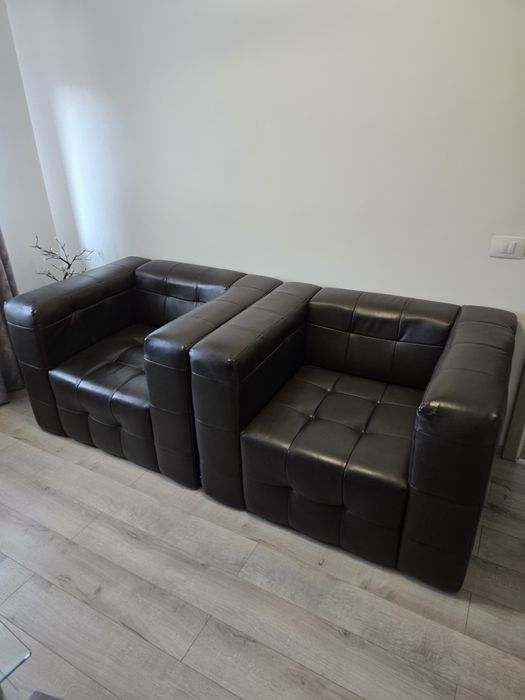 Fotolii de piele set 2 bucati