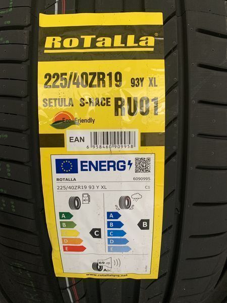 Нови летни гуми ROTALLA SETULA S-RACE RU01 225/40R19 93Y XL НОВ DOT