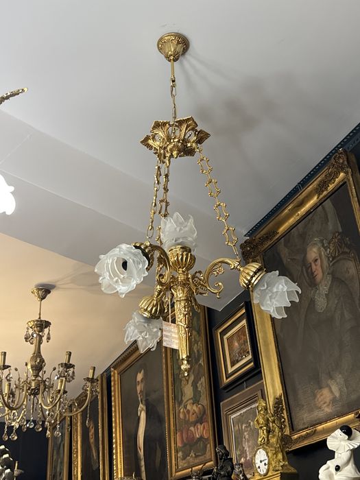 Candelabru din bronz masiv/
