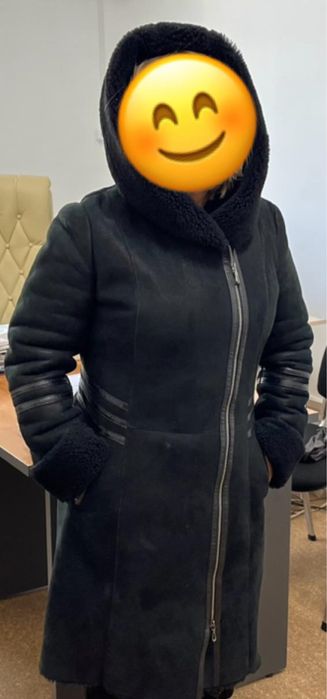 Натуральная,турецкая дубленка,теплая в отличном состоянии Ferra pelle