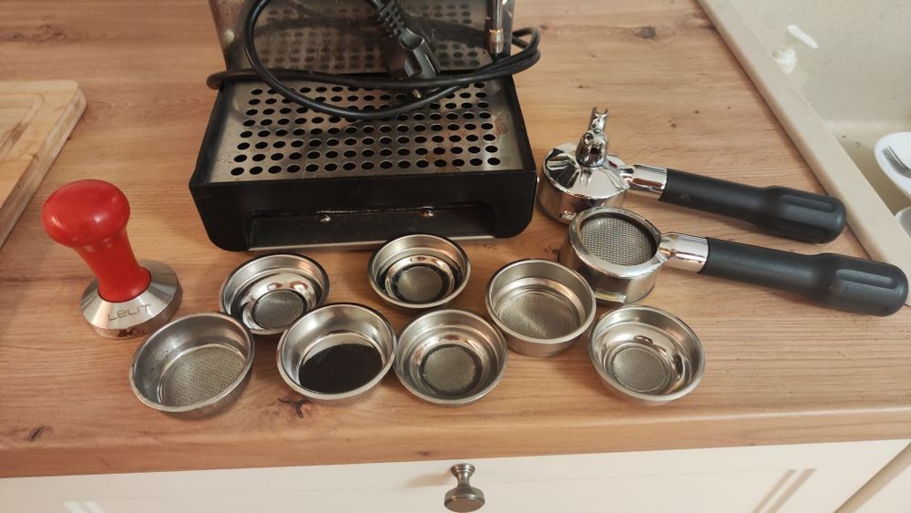 Espresso Lelit 41Tem (Oct2016) + set nou site + tamper + filtru apa sigilat