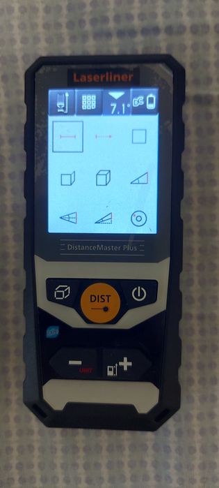 Telemetru cu laser și măsurare unghi 80m