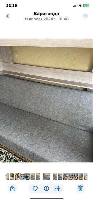 Продам двухярусный диван