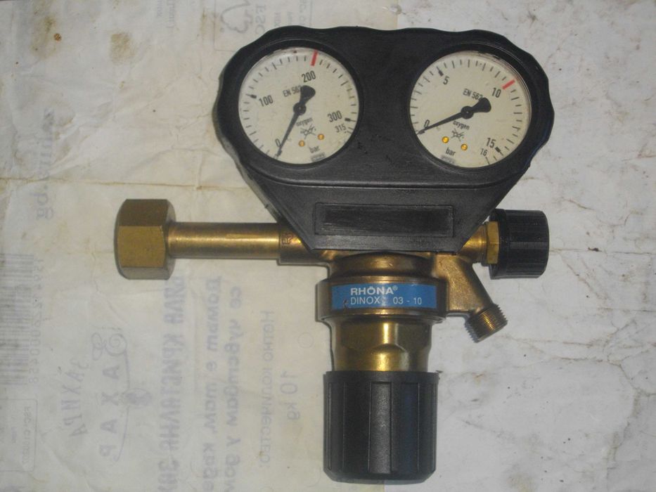 Ацетиленова оксиженна горелка рамена Редуцир вентил кислород ацетилен