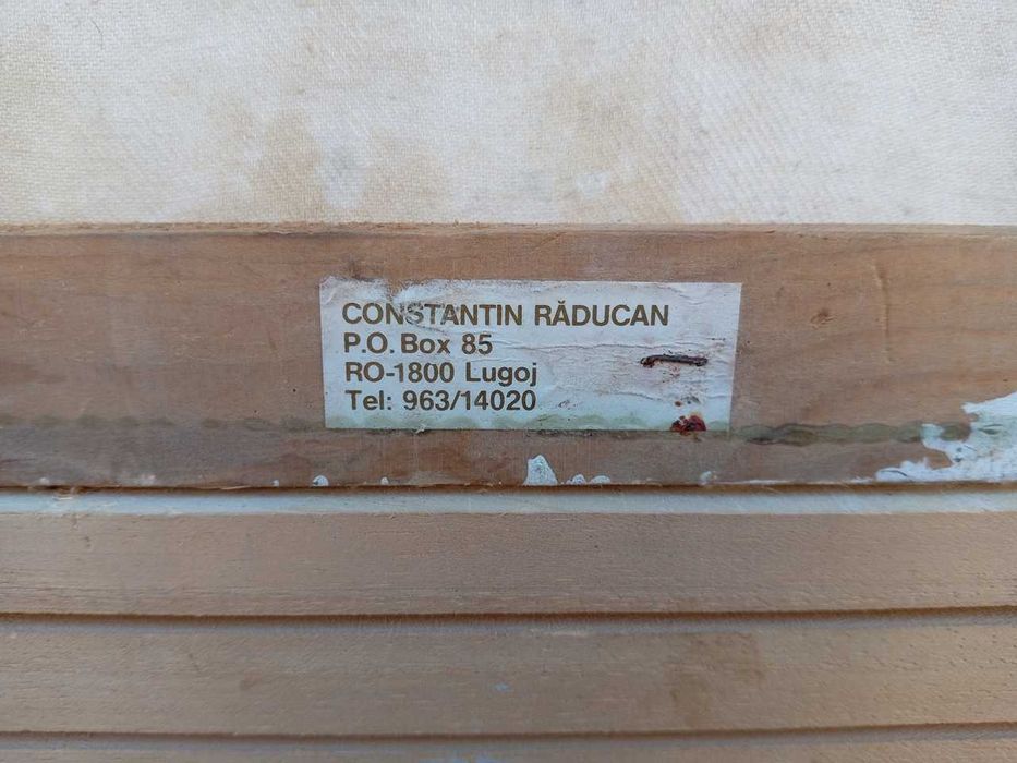 Tablou vechi - arbore - semnat Constantin Raducan