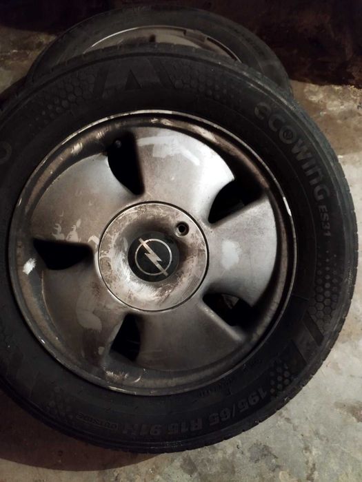Ляти джанти за Опел Вектра Б 15 инча с летни гуми 195/65/15