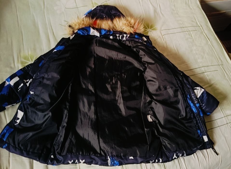 Куртка зимняя для мальчика, размер 140см