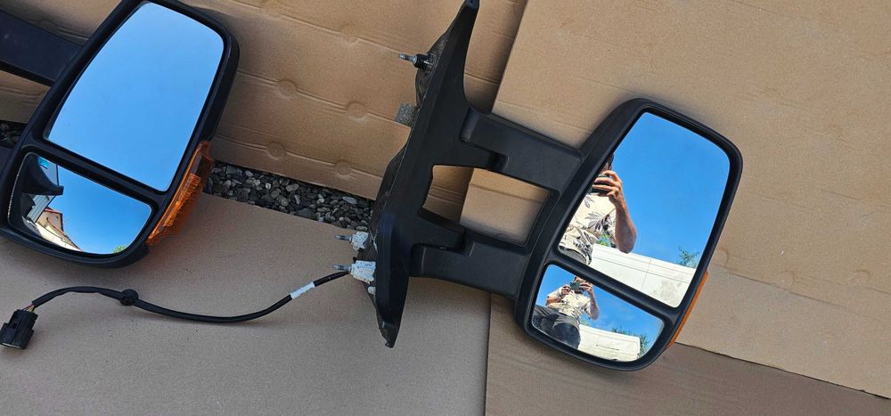 Oglinda dreapta brat lung Ford Transit sasiu 2014 - 2020
