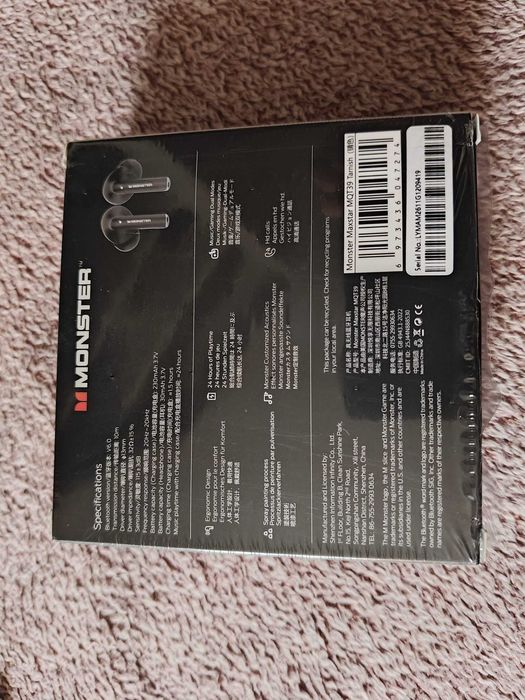 Casti wireless Monster Maxstar MQT39 HiFi Deep Bass