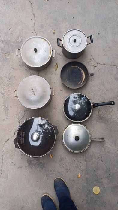 Казаны сковородки чайники крышки