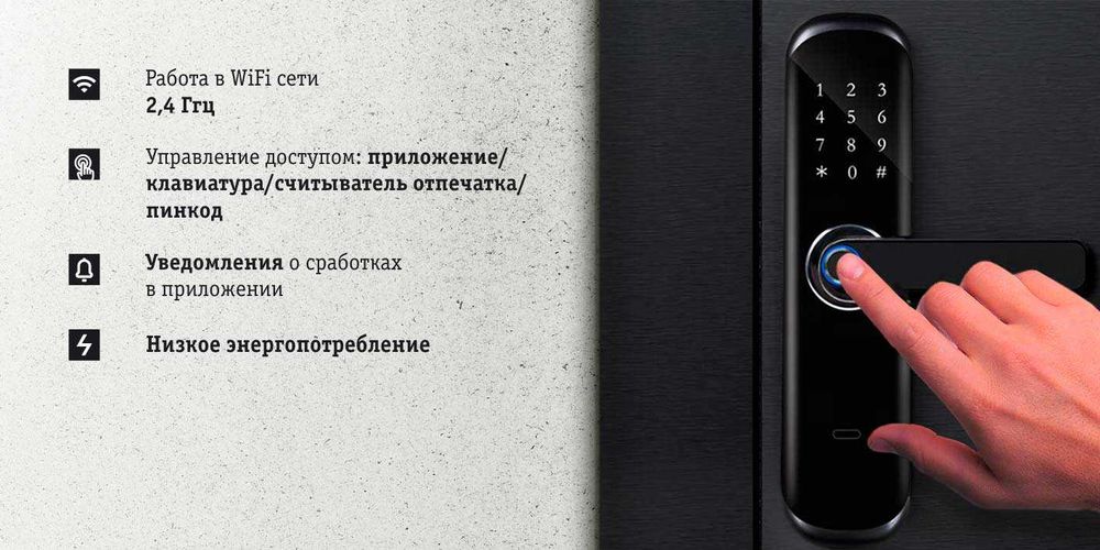 Умный дверной замок TUYA с отпечатком пальца и картой. Распродажа!!!