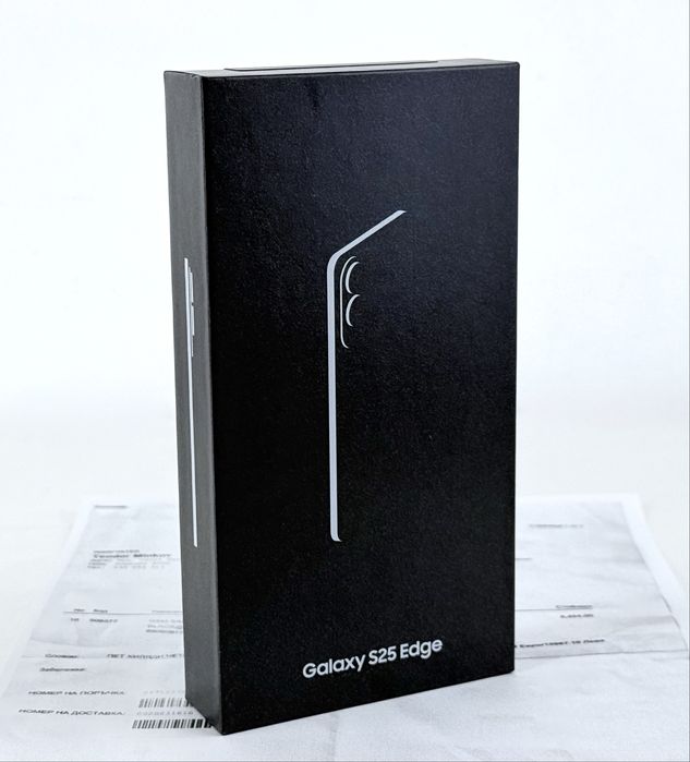 НОВ! Samsung Galaxy S25 Edge 5G 256GB 12RAM Black 2г. Гаранция!