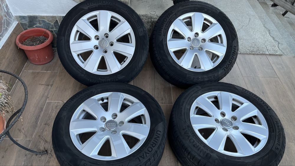 Jante R16 Audi originale/Jenți/Genți/Roți/Aliaj/Alu/Set/A3/A4/A6/Q2/Q3
