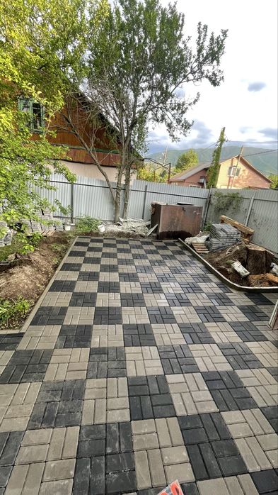 Укладка брюсчатки