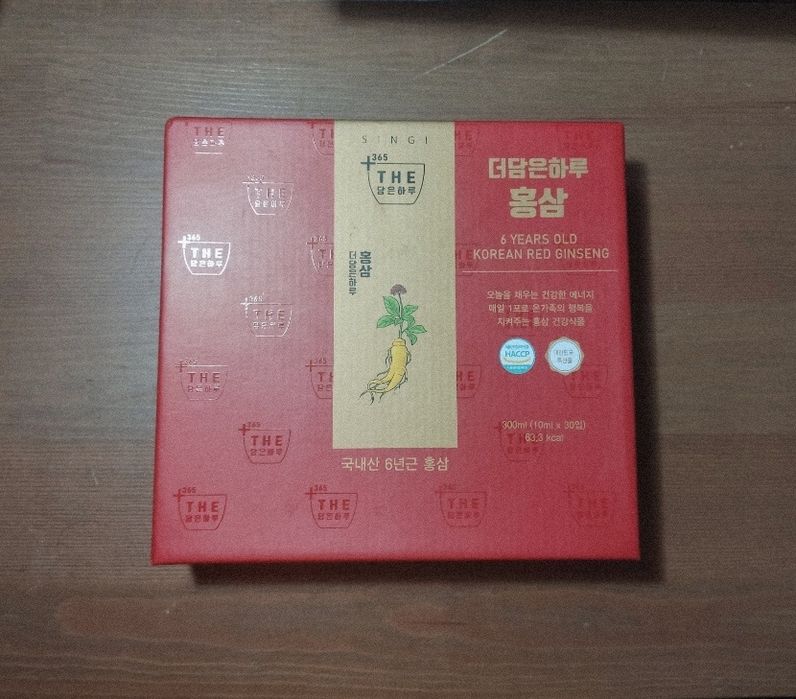 6 летний красный корейский женьшень