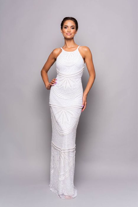 Rochie lunga alba Frock and Frill marimea S-M